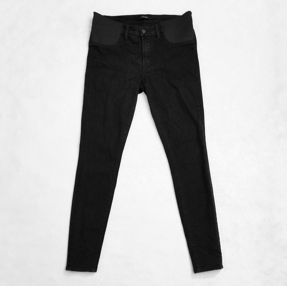 J BRAND Black "Mama J" Maternity Skinny Jeans - Picture 2 of 8